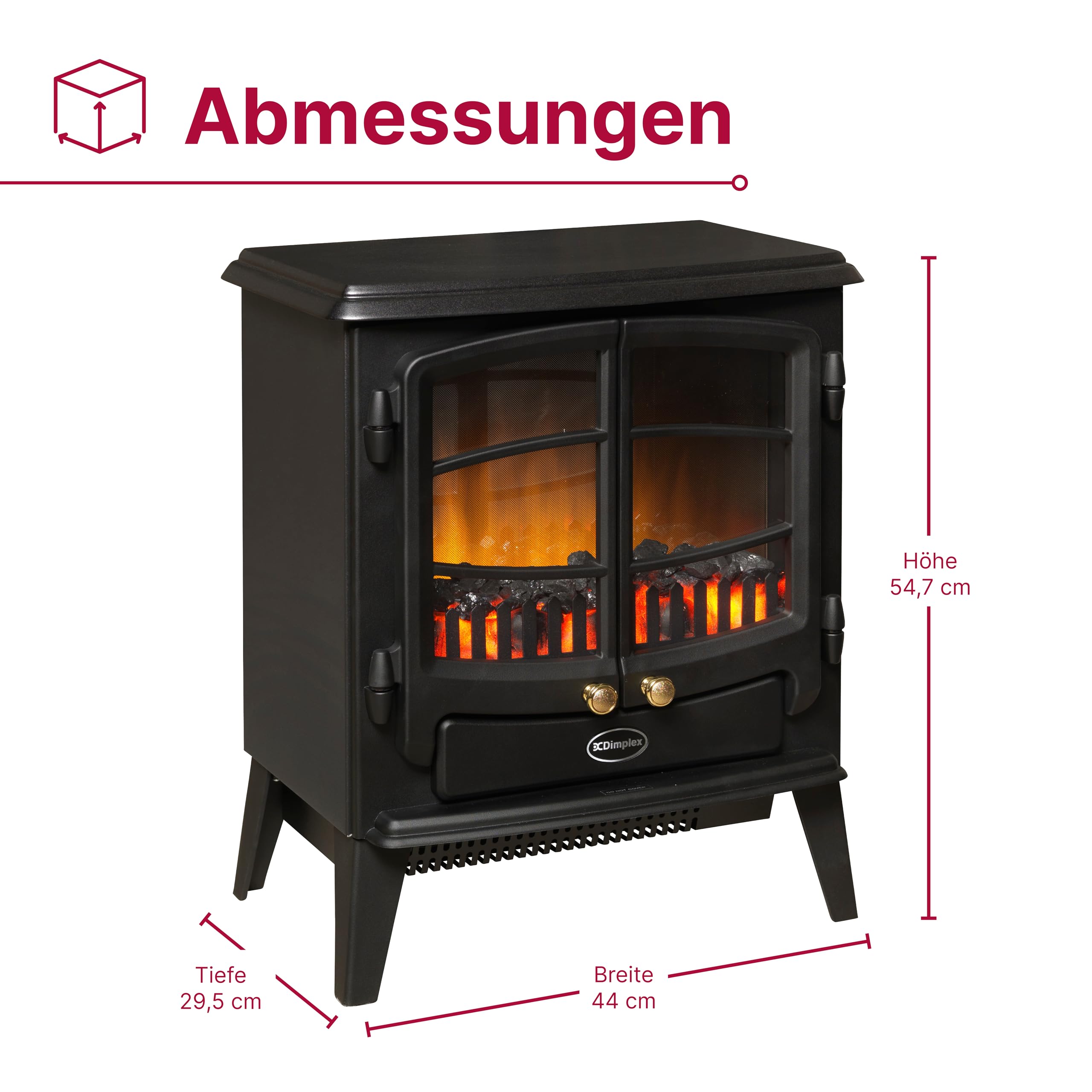 dimplex-optiflame-tango-elektrokamin-freistehend-kohlebett-2kw image 7