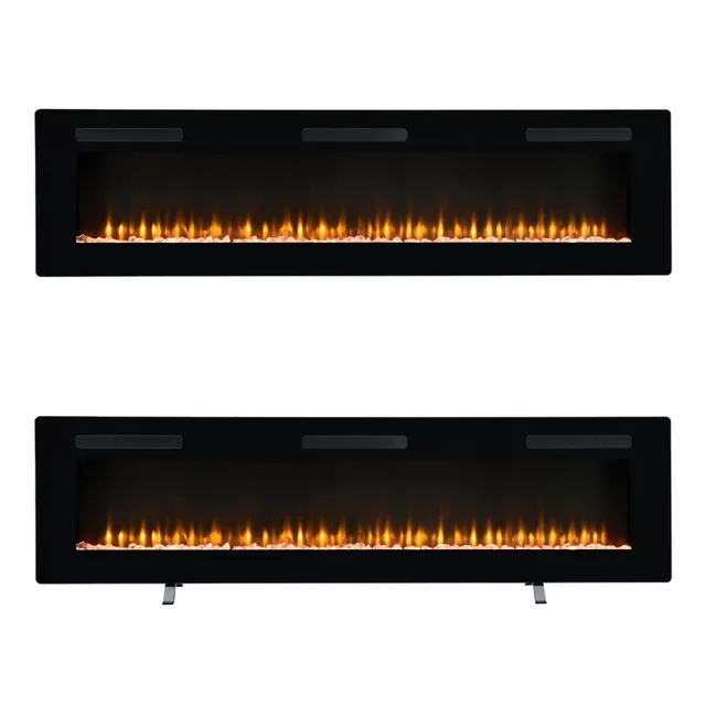 dimplex-sierra-72-zoll-elektrokamin-mit-heizung-und-app image 1