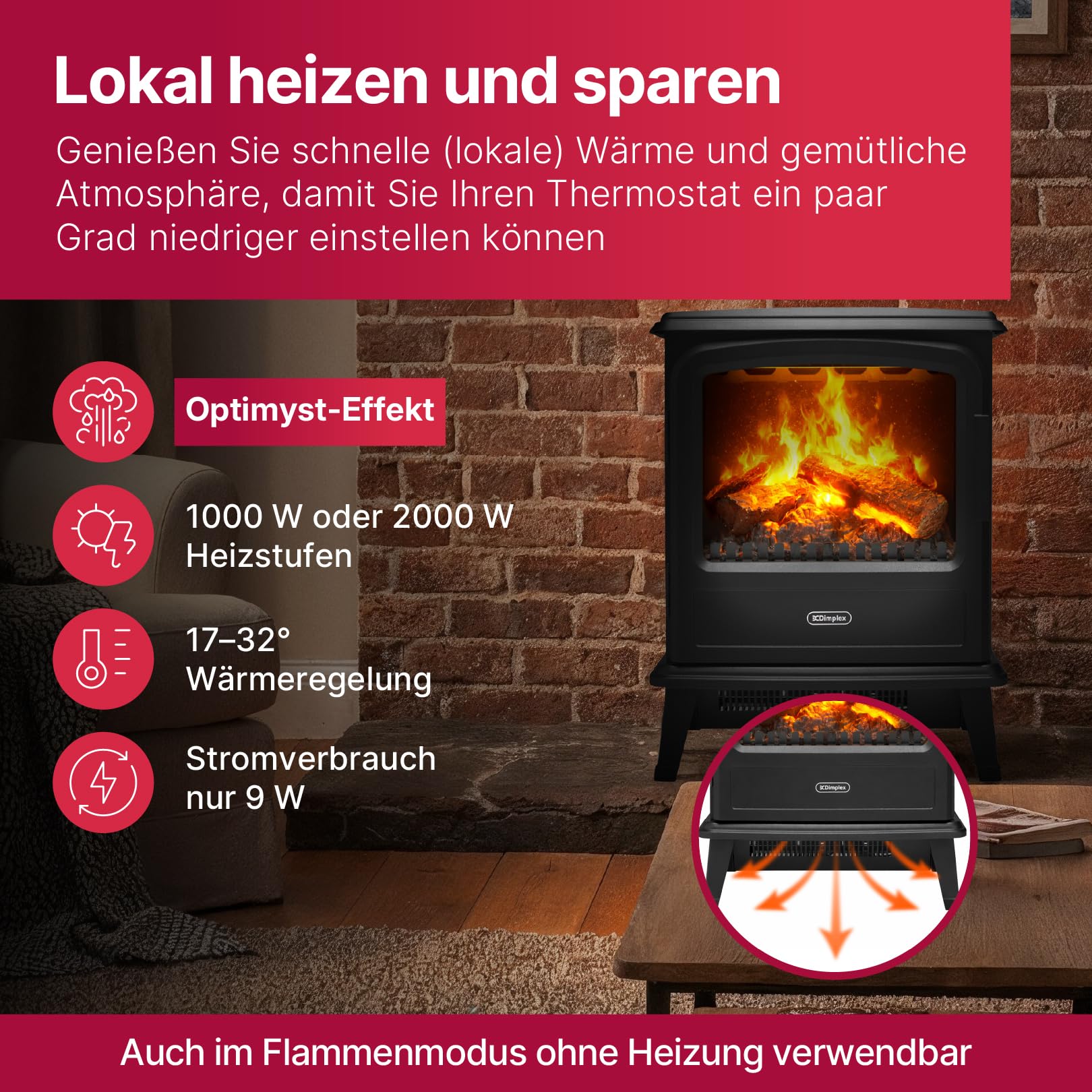 dimplex-evandale-optimyst-elektrokamin-schwarz-2kw image 2