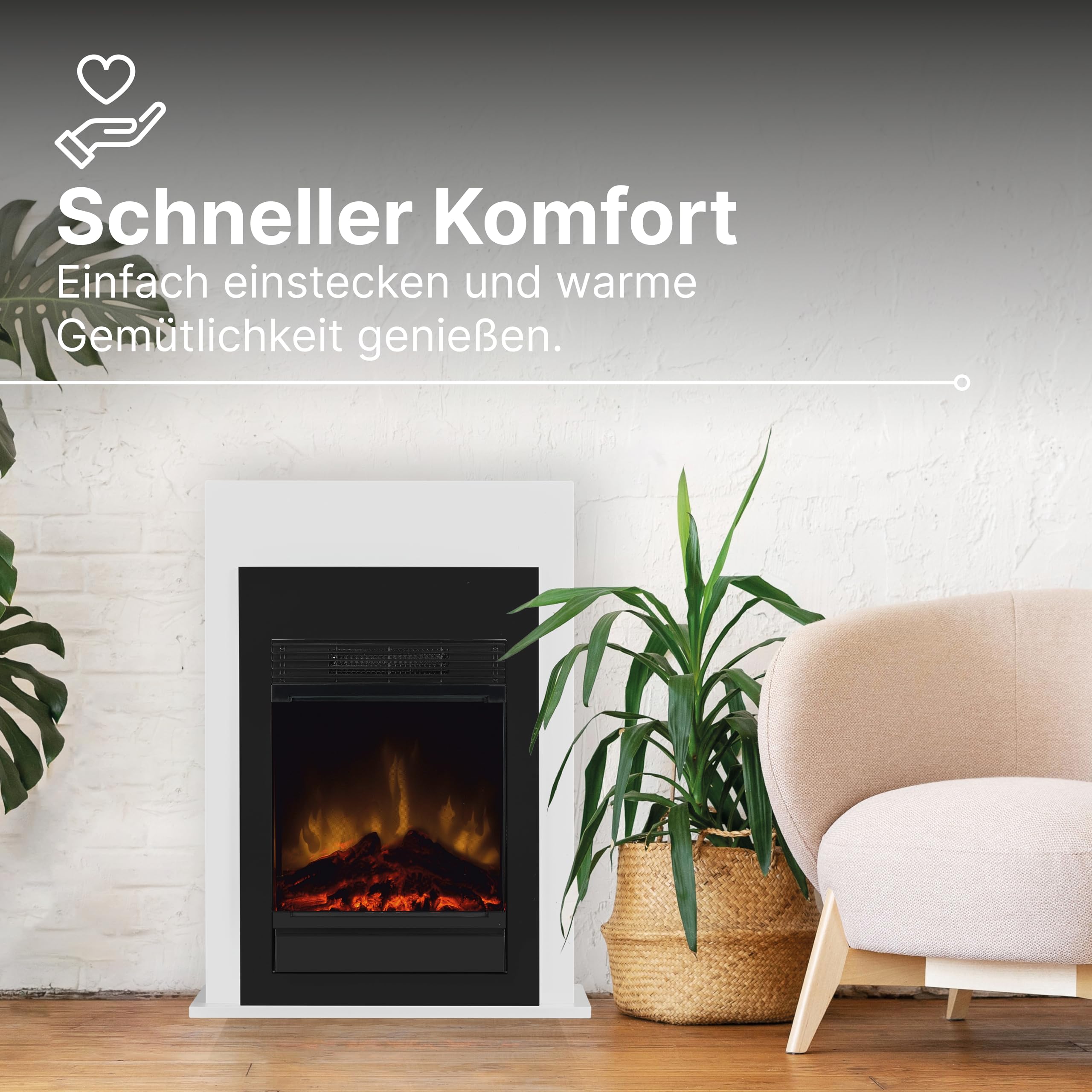 dimplex-optiflame-bellini-black-elektrokamin-mit-heizung-1500w image 3