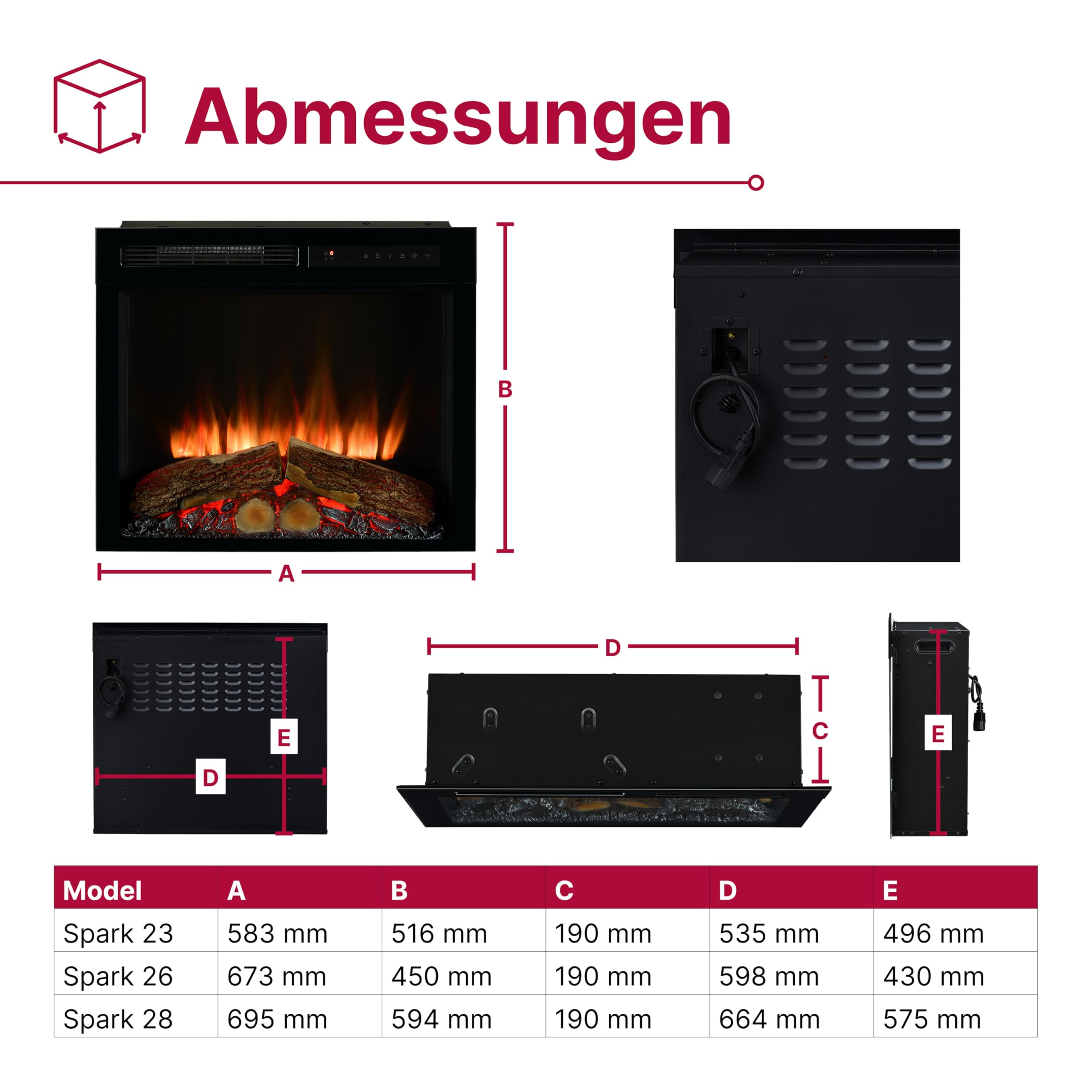 dimplex-optiflame-spark-26-elektrokamineinsatz-2000w-mit-app image 7