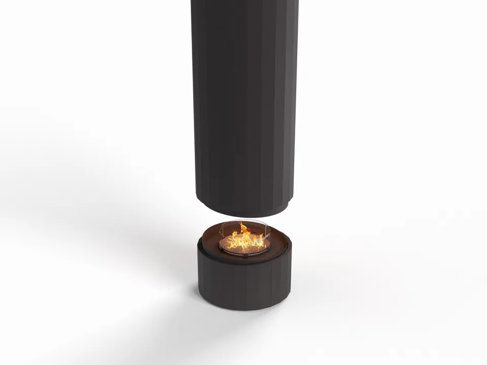 planika-pillar-freistehender-bioethanol-standkamin-s-ule image 1