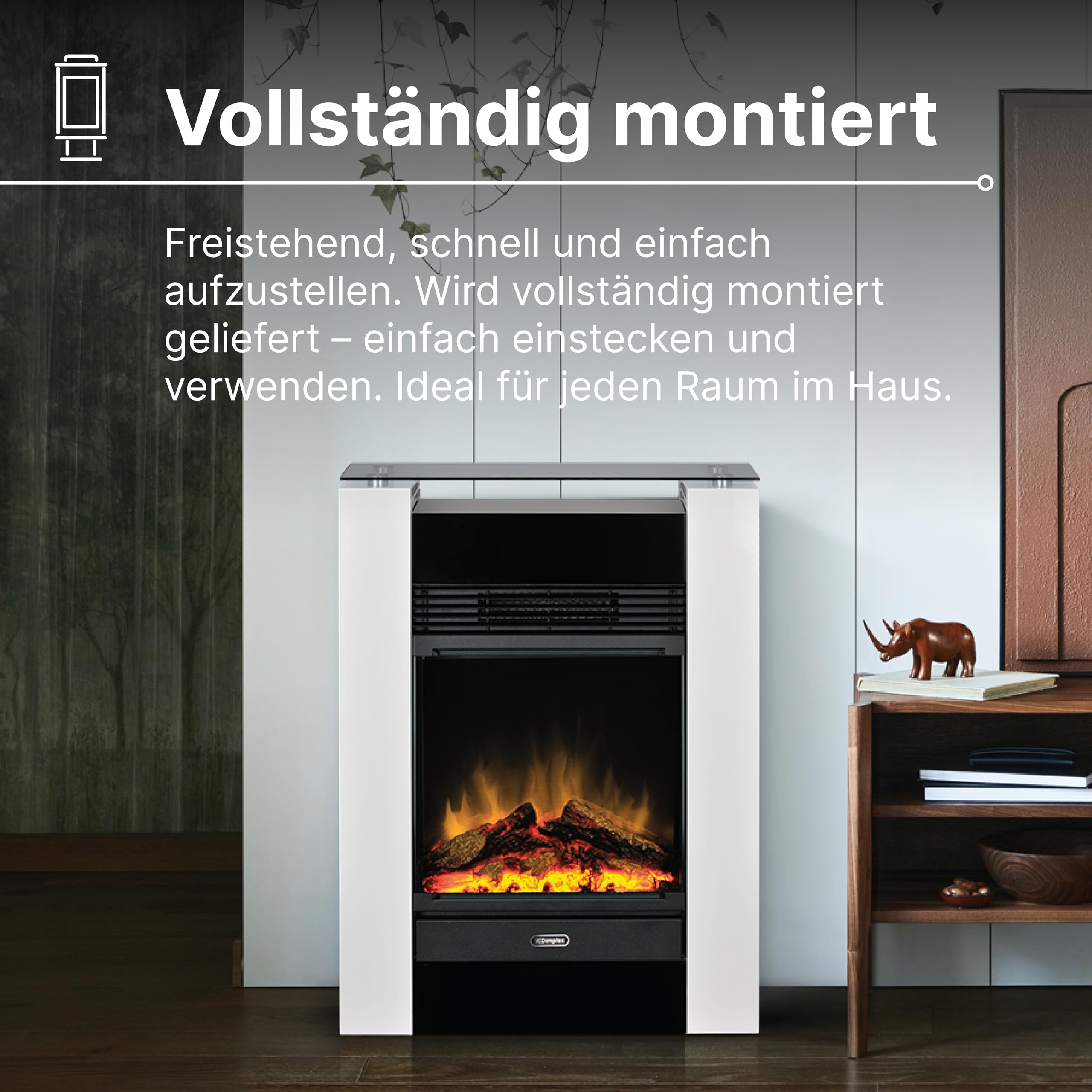 dimplex-gisella-elektrokamin-wei-freistehend-mit-heizung image 7